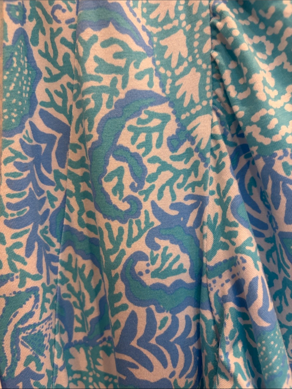 Lilly Pulitzer Wrap romper in Aqua & Blue Print - Women - Picture 4 of 4